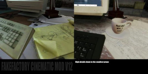 半条命2Cinematic Mod Version 12画面对比截图