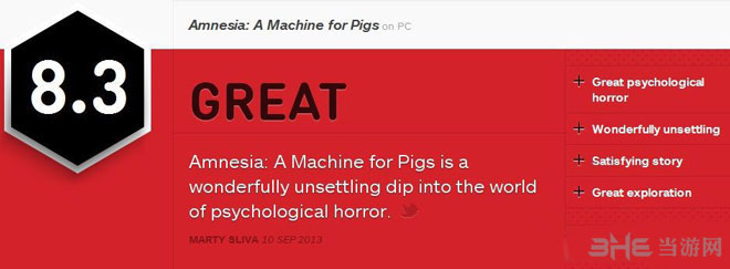 失忆症猪猡的机器IGN评分8.3