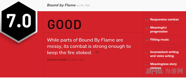 火焰限界获IGN7.0好评