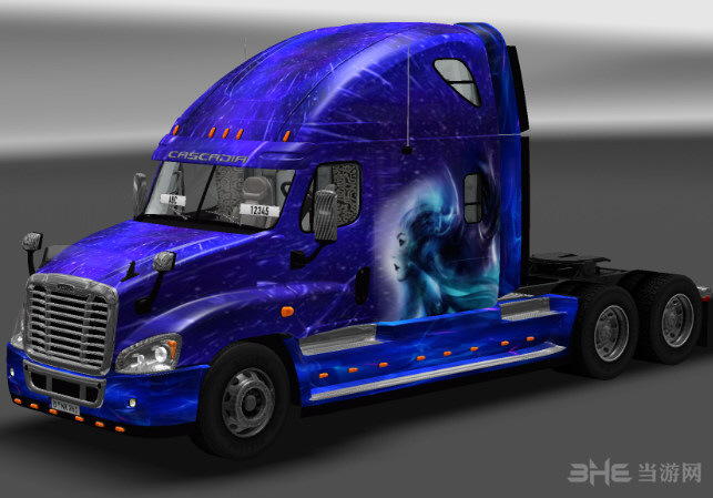 欧洲卡车模拟2集装箱货运车皮肤mod