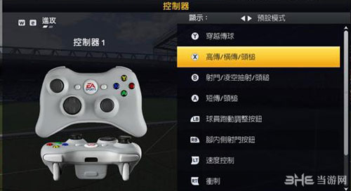 FIFA15手柄进攻按键操作说明