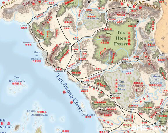 剑湾传奇地图1