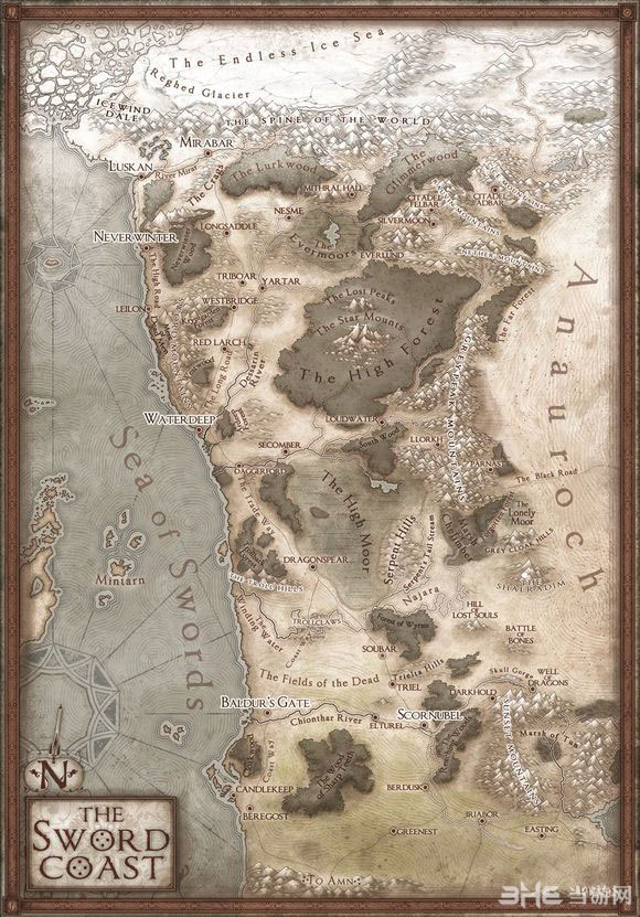 剑湾传奇地图2
