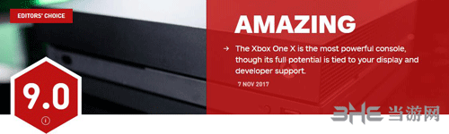 XboxOneX IGN评分1