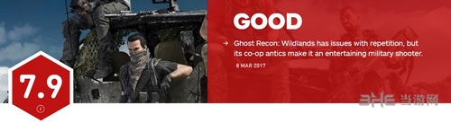幽灵行动荒野IGN评分截图