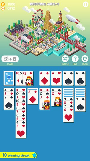 城市建筑纸牌游戏1