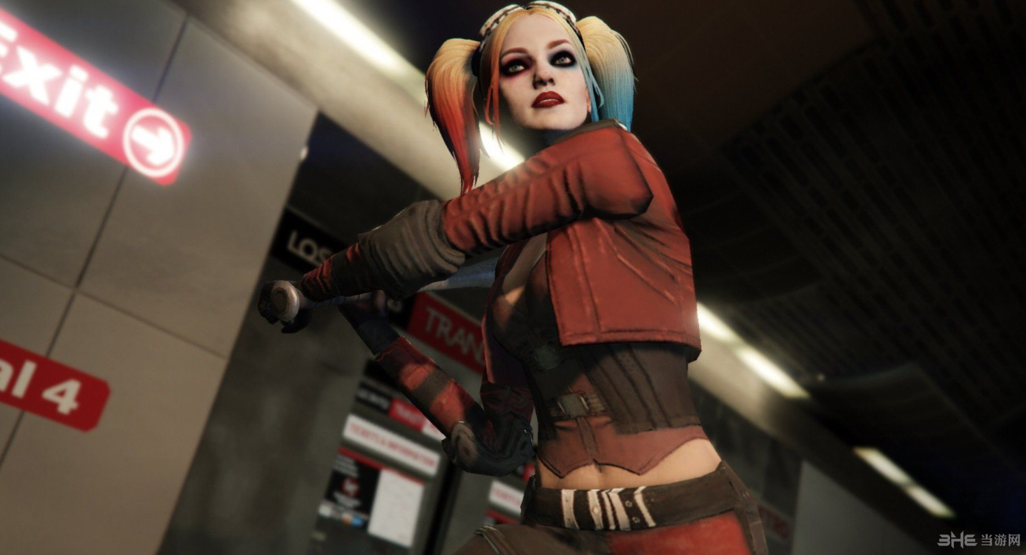 侠盗猎车手5 2k小丑女哈利奎恩mod截图4