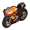 橙色竞速摩托车1