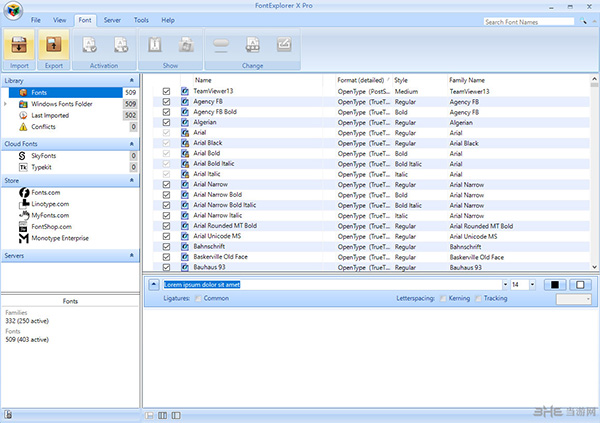 FontExplorer X Pro截图1