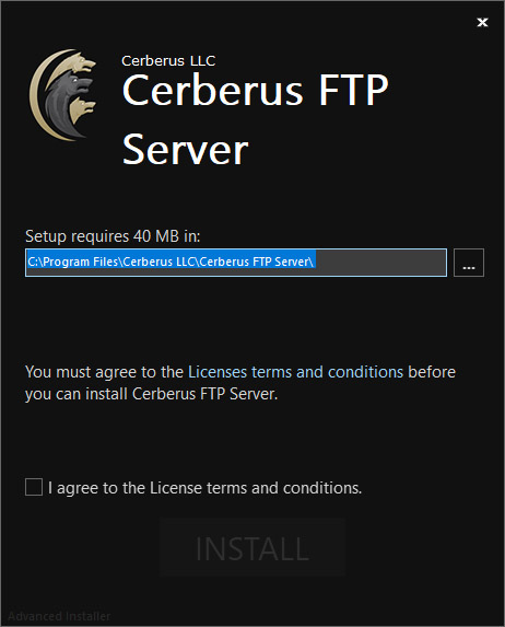 Cerberus FTP Server安装方法1