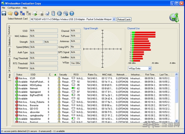 WirelessMon Professional绿色汉化版截图2