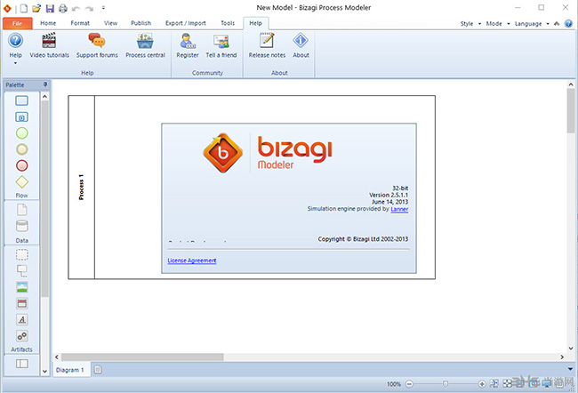 Bizagi Process Modeler截图1