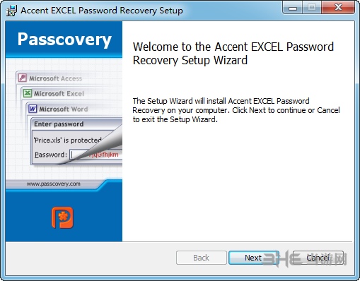 Accent Excel Password Recovery图片2