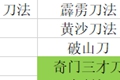 河洛群侠传刀法学习要求一览 刀法武学感悟需求表