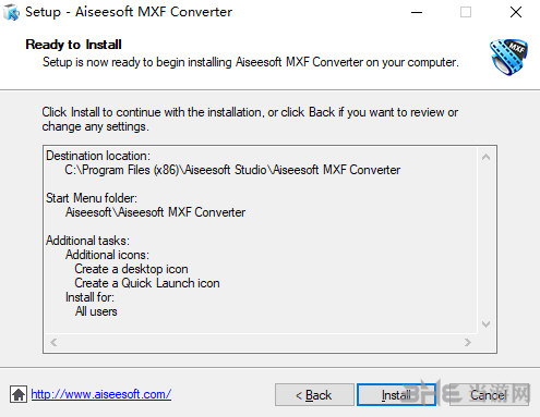 AiseesoftMXFConverter软件安装过程截图5