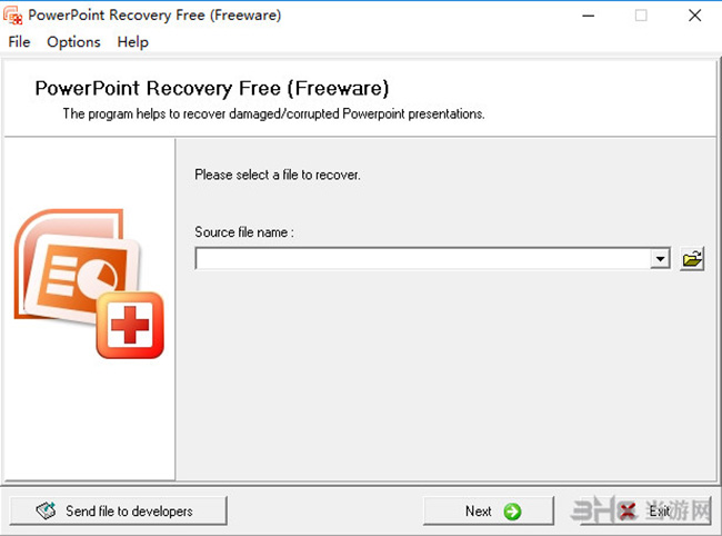 PowerPointRecovery软件界面截图