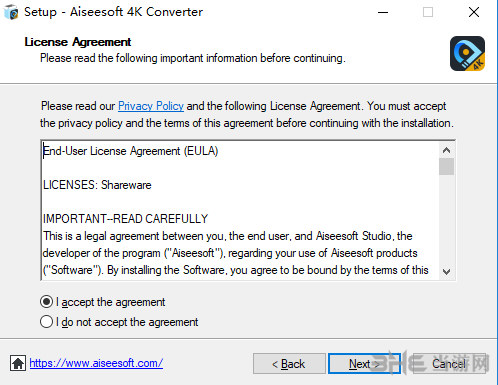 Aiseesoft4KConverter安装过程截图2