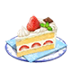 fgo草莓蛋糕图片