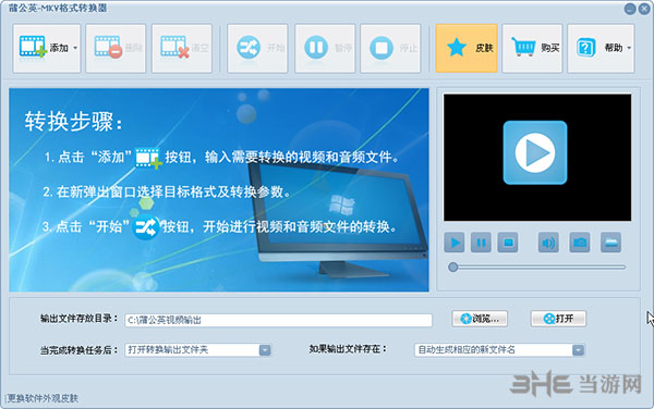 蒲公英MKV格式转换器截图1