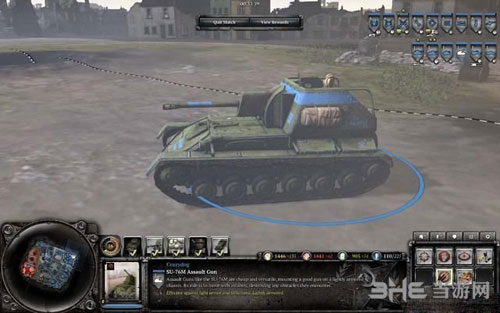 英雄连SU-76自行火炮游戏内截图