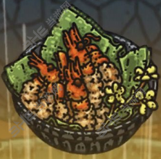 黑暗料理王天妇罗的虾图片