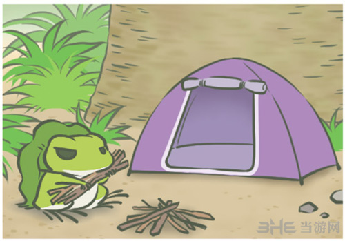 旅行青蛙高级帐篷露营图片