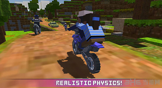 模拟方块摩托车1