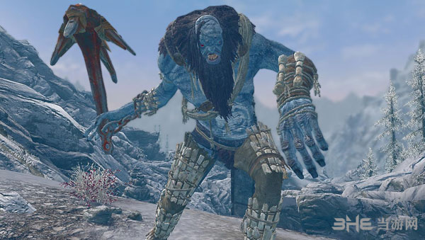 上古卷轴5天际冰巨人生物mod