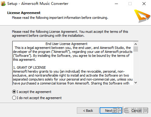 AimersoftMusicConverter软件安装过程截图2