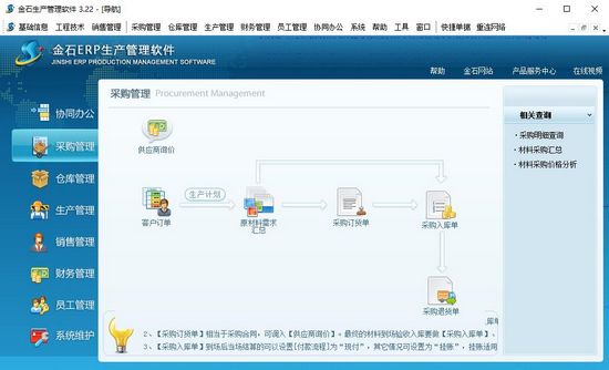 金石ERP生产管理软件图片