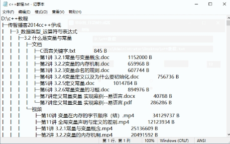 华尔兹目录树生成器教程