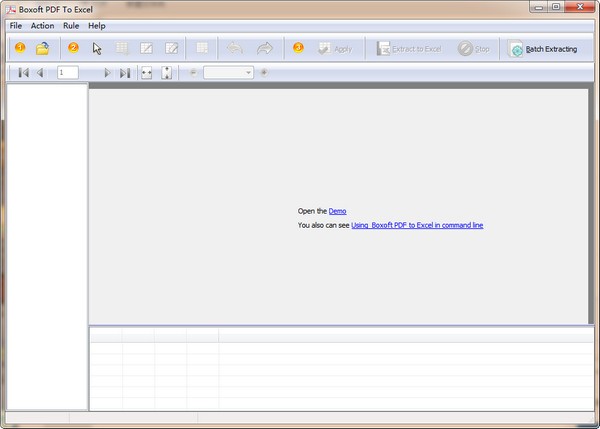 Boxoft pdf to Excel软件图片1