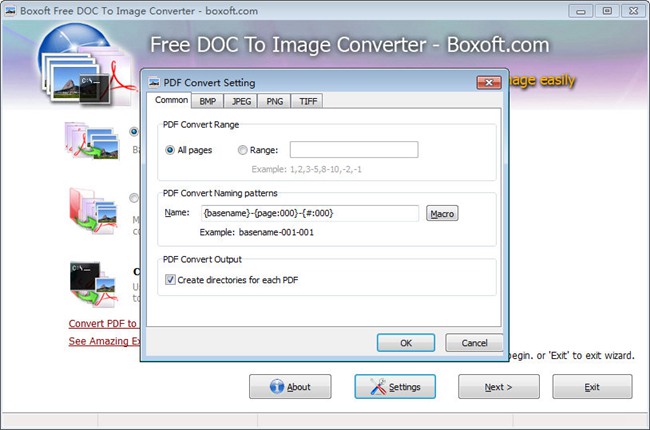 Boxoft Free DOC to Image Converter图