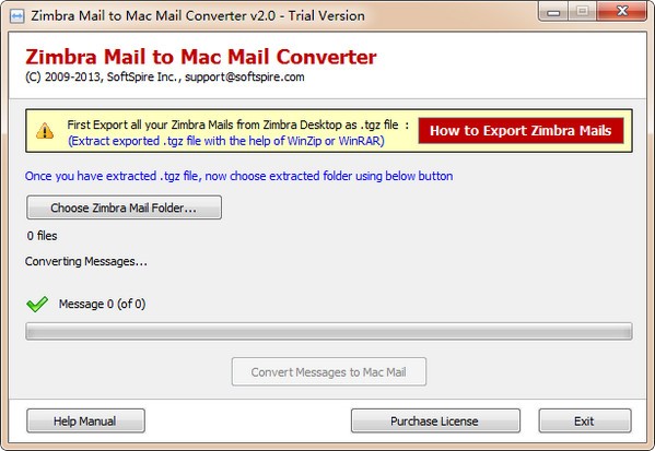 Zimbra Mail to Mac Mail Converter图片
