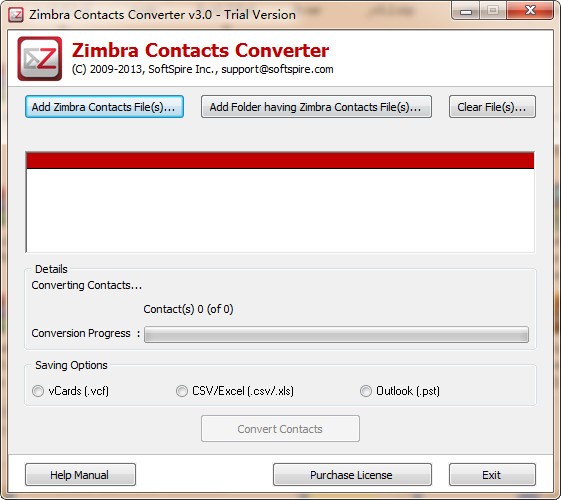 Zimbra Contacts Converter图片