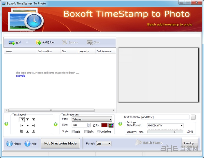 Boxoft Batch TimeStamp to Photo图片