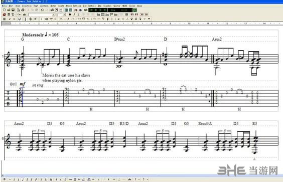 Power Tab Editor(吉他谱制作软件)截图1