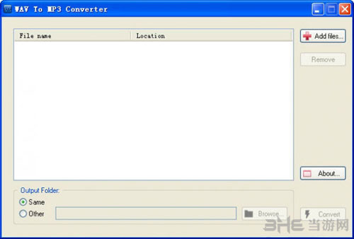 WAV To MP3(WAV转MP3转换器)截图1