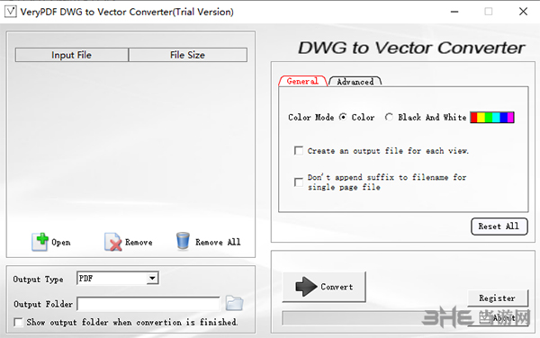 VeryPDF DWG to Vector Converter(CAD图纸转换器)截图1