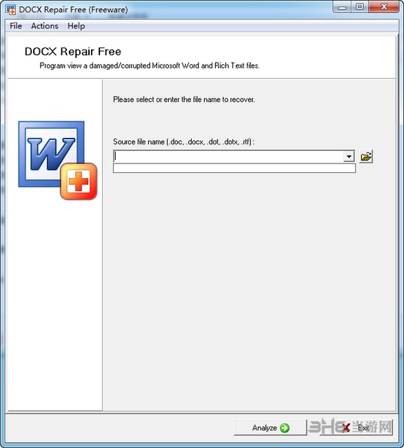 DOCX Repair Free截图1