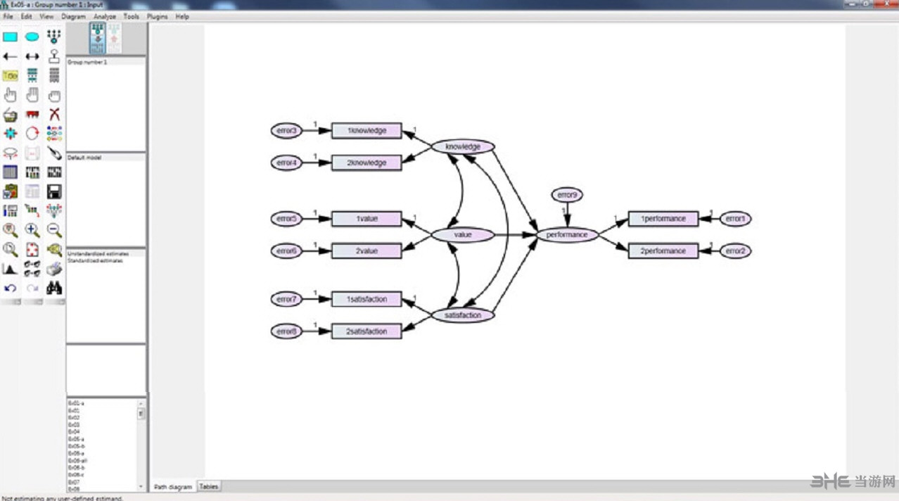 IBM SPSS Amos截图2