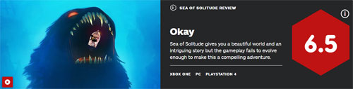 《孤独之海》IGN评分