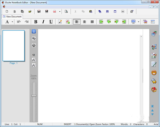 ssuite NoteBook Editor(文本编辑器)截图1