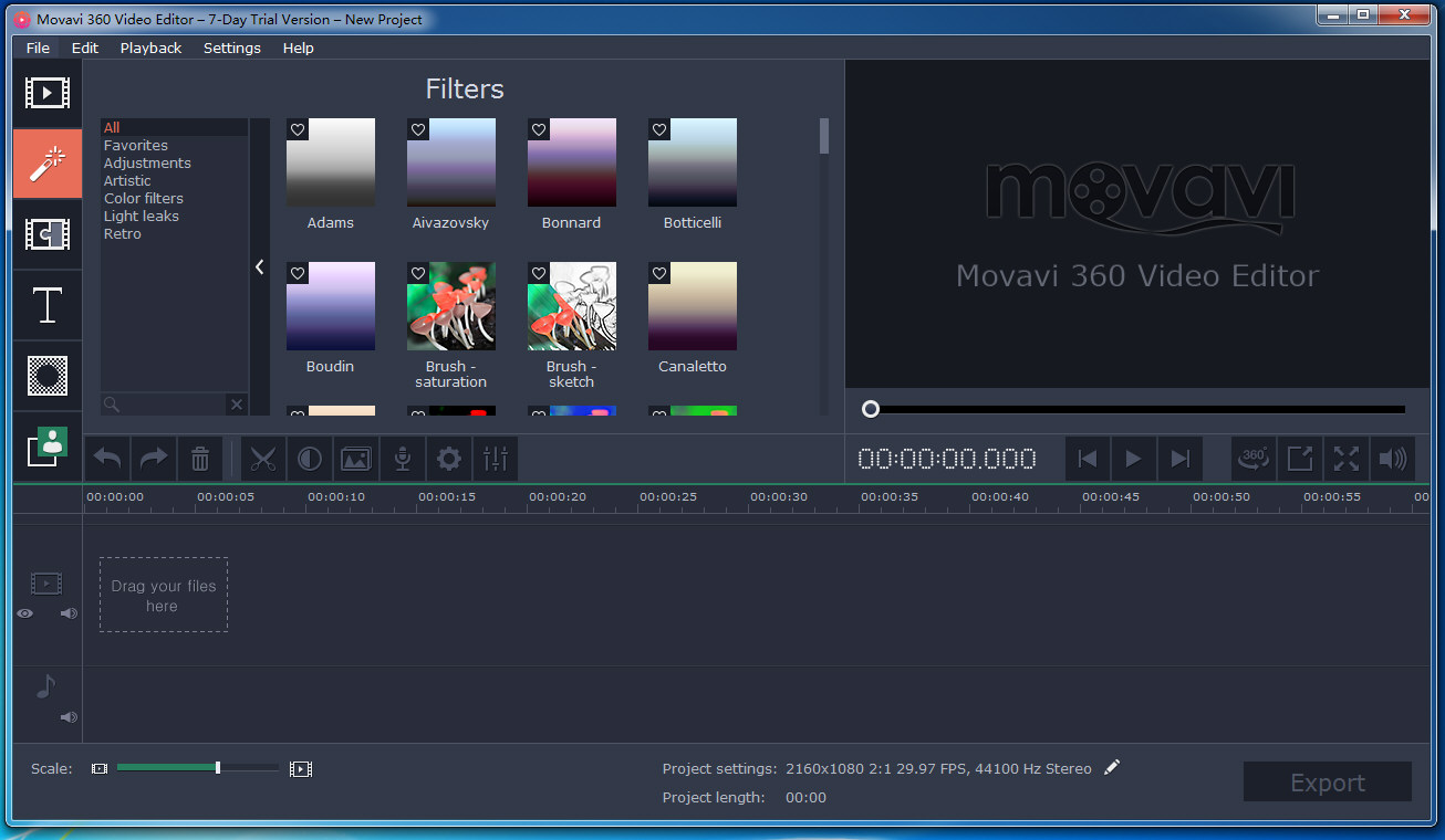 Movavi 360 Video Editor截图2