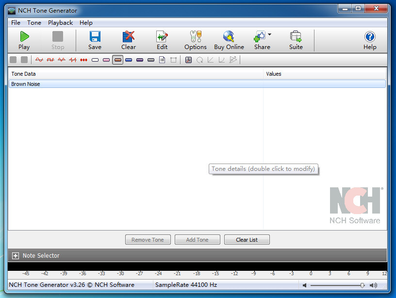 NCH Tone Generator截图3