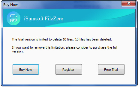 iSumsoft FileZero截图2