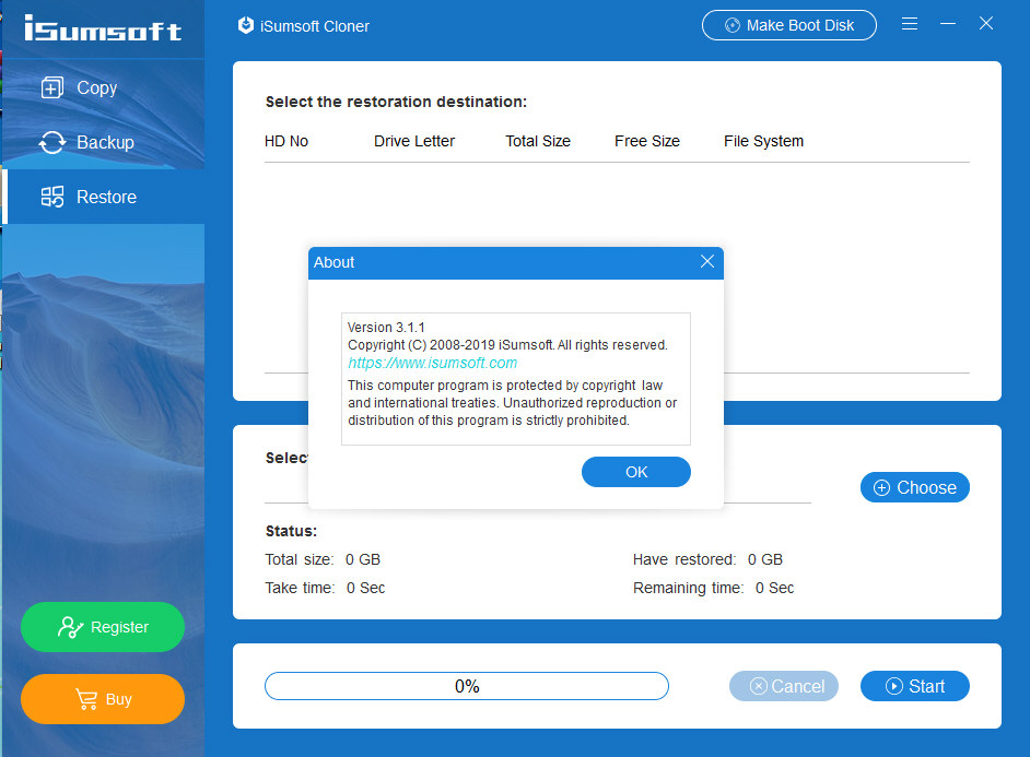 iSumsoft Cloner截图3