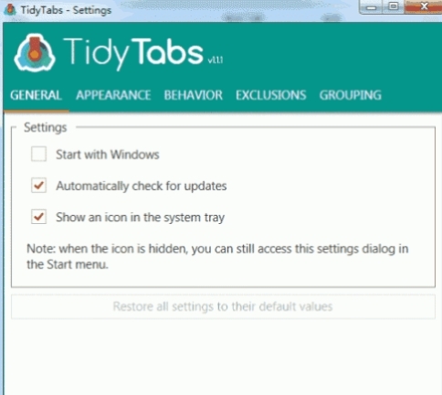 TidyTabs软件激活