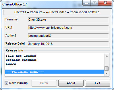 ChemOffice 2018破解版图