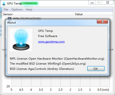 GPU Temp(显卡温度监控软件)截图1